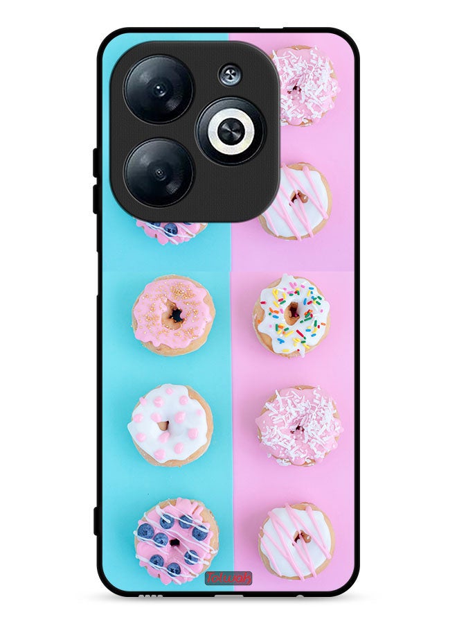 Tolwak Infinix Smart 8 4G Protective Case Cover Heather Donuts - Image 1