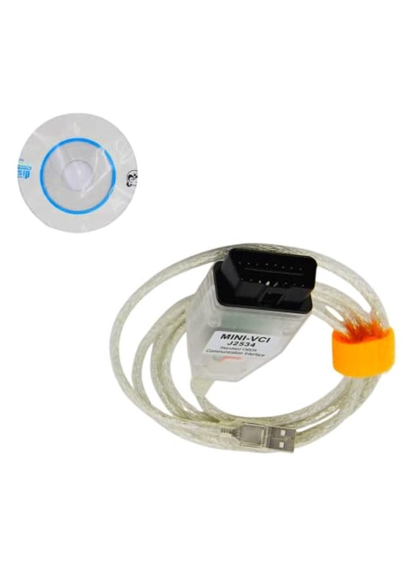 OIMG Mini VCI J2534 Tis Car OBD2 Diagnosis Scan Tool For Toyota Lexus Scion.  - Image 1