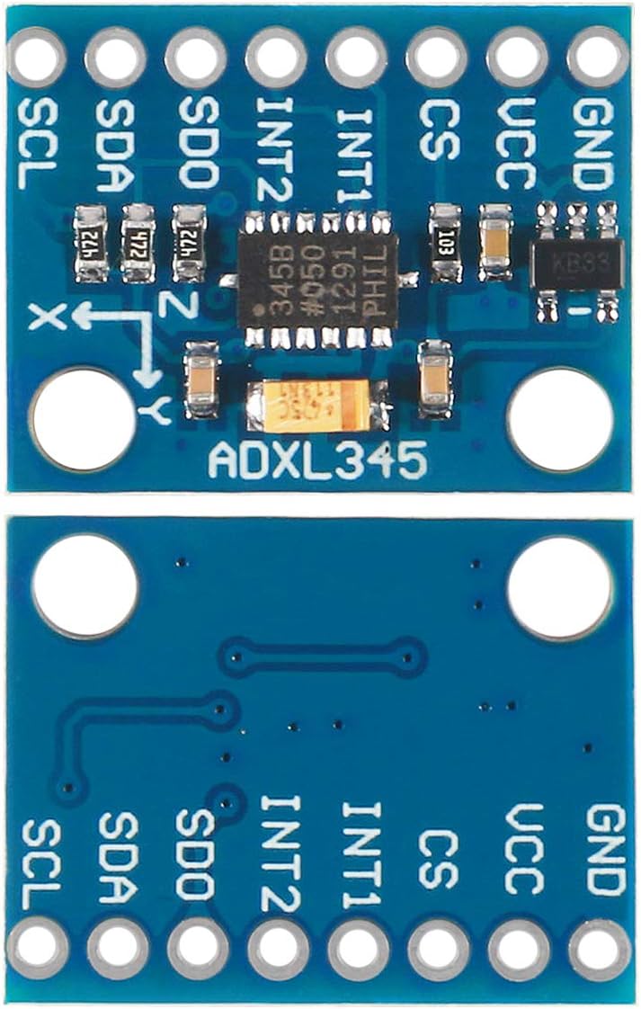 AiTrip 5pcs GY-291 ADXL345 3-Axis Digital Acceleration of Gravity Tilt Module for Arduino IIC/SPI Transmission - Image 2