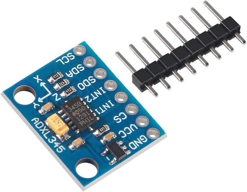 AiTrip 5pcs GY-291 ADXL345 3-Axis Digital Acceleration of Gravity Tilt Module for Arduino IIC/SPI Transmission - Image 3