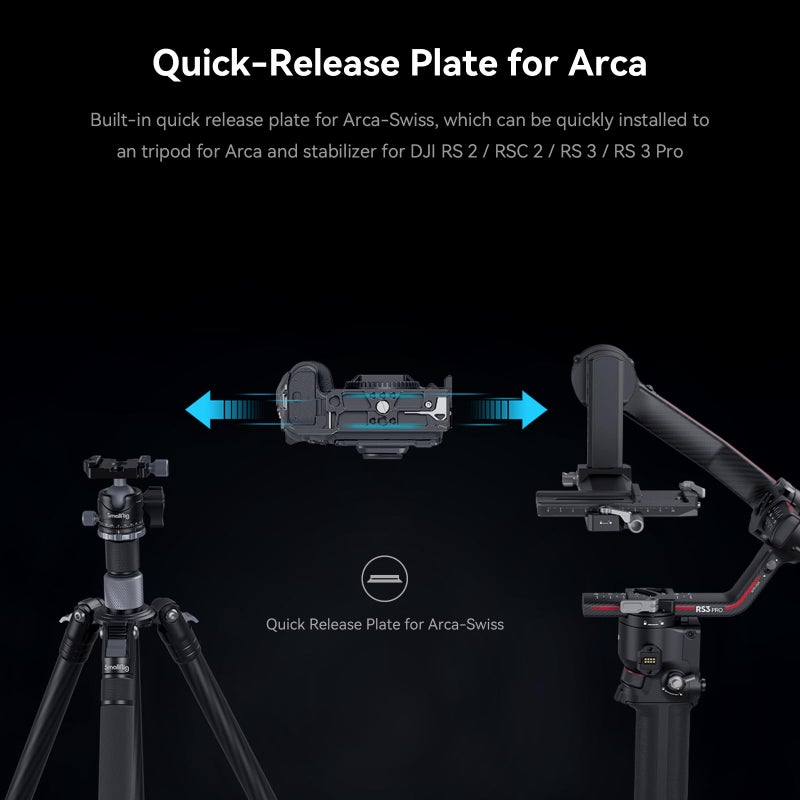 SmallRig Z 8 Camera Cage for Nikon Z 8, Anti-Twist Design and Aluminum Alloy Full Camera Cage, with Quick Release Plate for Arca-Swiss for Bird Shooting, Sports Shooting, Commercial Filming 3940 - Image 3