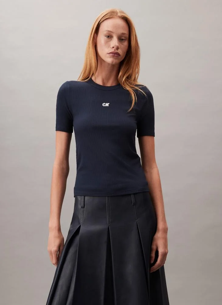كالفن كلاين جينز Logo Crew Neck T-shirt