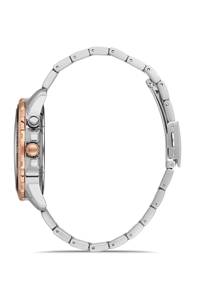 OMAX Men's Wrist-Watch | Analog | Stainless Steel Band | Elegant Design - Image 2