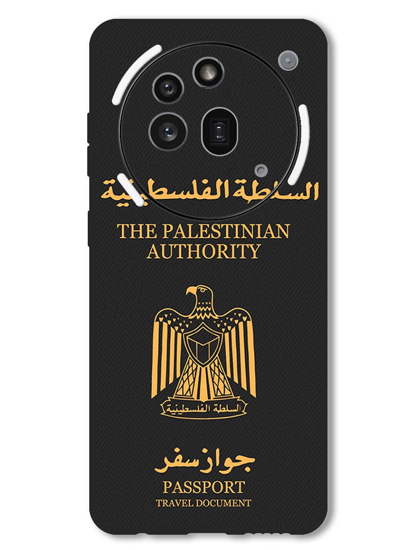 Theodor Case Compatible with Nothing Phone 3a Pro Protection Shockproof Bumper Cover Palestinian Passport - Image 1