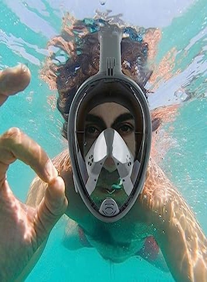 VBM Summer Full Dry Adult Diving mask Snorkeling Suit Swimming Goggles Silicone mask - Image 5