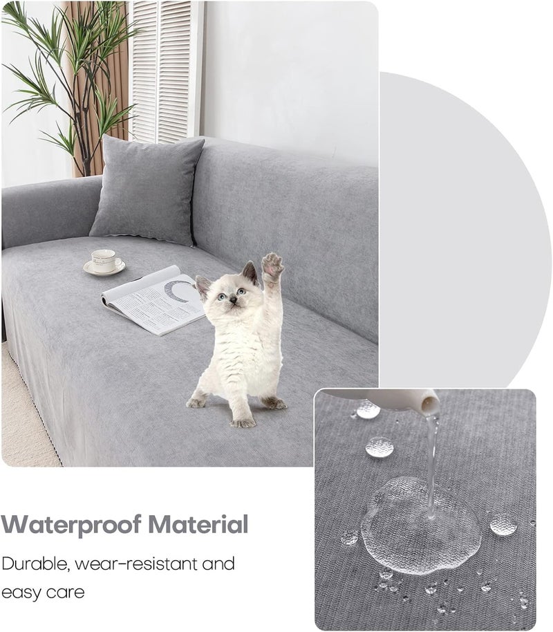 Ofrdncy Waterproof Sofa Cover(180 * 230cm), 2 3 4 Seater Modern Furniture Protector Sofa SlipCovers, Universal Couch Cover Pet Protector L U Shape Sectional Sofa Covers - Image 3