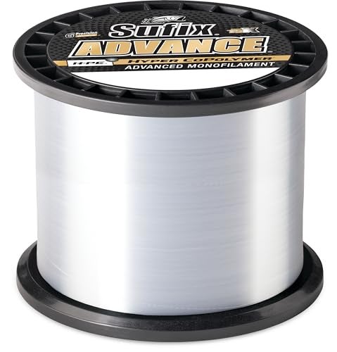 Sufix Advance Monofilament Line 20 lbs Tested018 Diameter 330 Yards Clear - Image 1