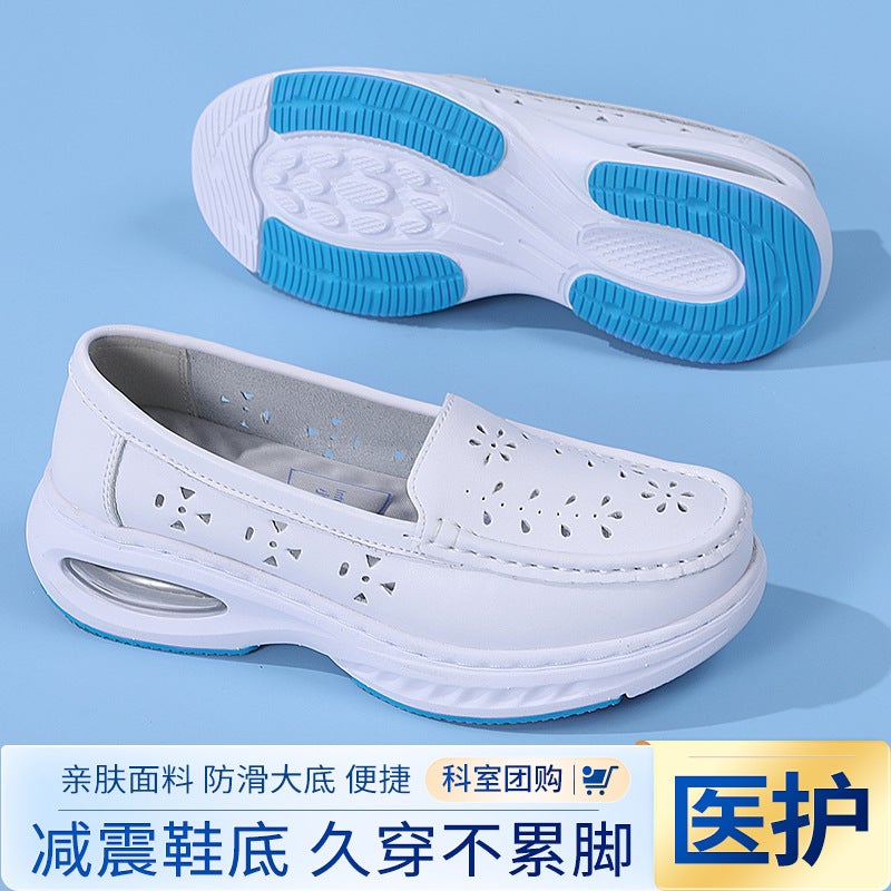 Summer Style Female Nurse Shoes, Comfortable, Breathable, Soft-Soled, Casual, Non-Tiring, Non-Slip, Versatile Medical Work Shoes - Image 5
