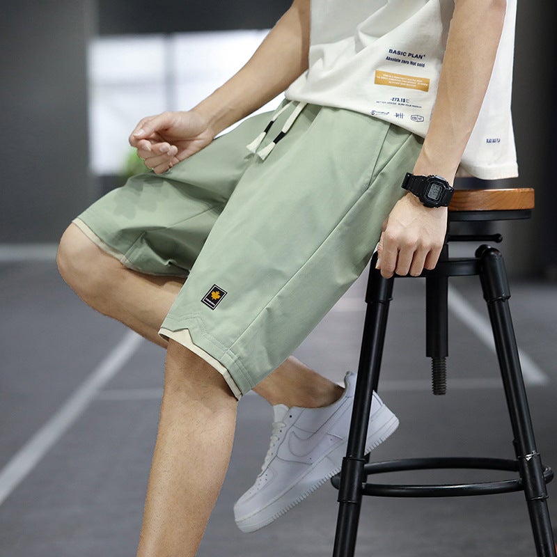 Shorts Men'S Summer Shorts Casual Versatile Korean Style Trendy Casual Pants Men'S Thin Loose Large Size Beach Pants - Image 3