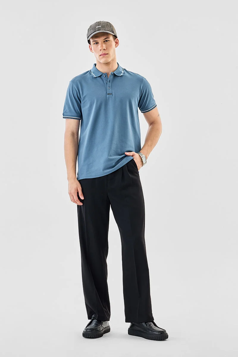 SNITCH Regular Fit Stretch Polo T-Shirt