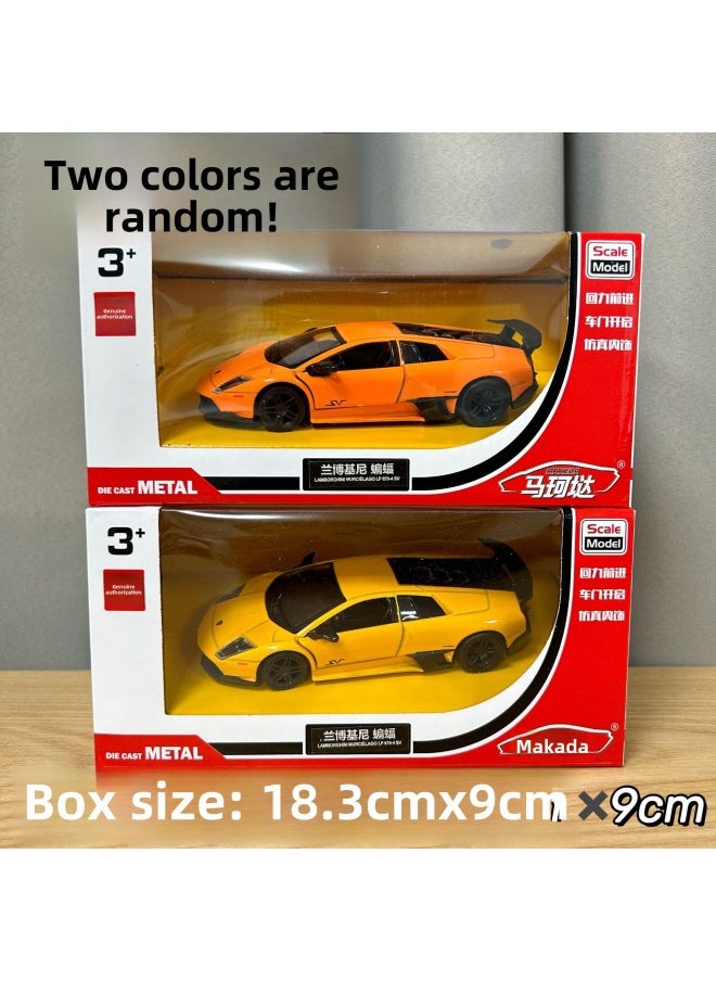 Generic - 1:36 Genuine Mercedes-Benz BMW Simulation Alloy Car Model Can Open The Door Back Force Alloy Sports Car Model Children's Toys-Color:554023 Popular Beetle 12 Years - Image 1