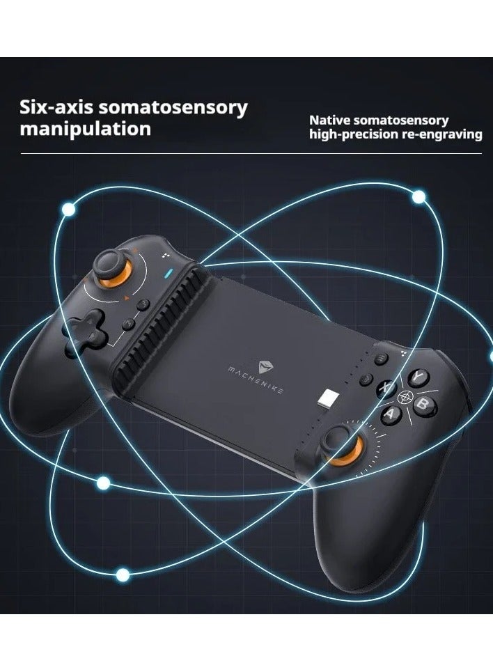 Machenike GP5 Dual-Mode Game Controller – Bluetooth & Wired, 6-Axis Somatosensory, Hall Linear Trigger, Dual Vibration, Customizable Gamepad for PC, Android & Console Gaming - Image 5