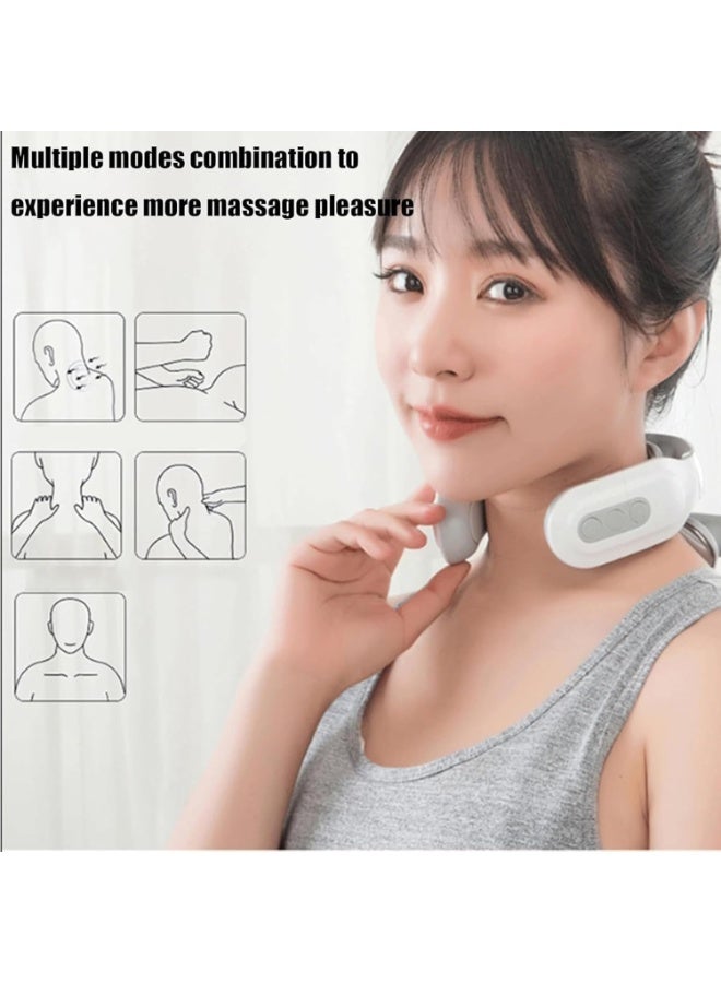 Arabest Vitality Magic Pro 2.0 Neck Massager with Heat - Deep Muscle Activation, 6 Modes, 15 Intensities, Hands-Free, Ergonomic Design, Quiet Relaxation - Image 4