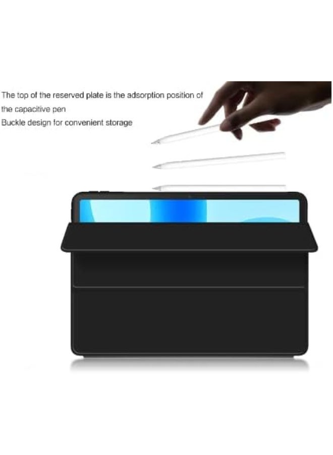 Smart Folding Lightweight Soft Silicone Shockproof Protective Case with Auto Sleep/Wake for Huawei MatePad 11.5 inch (2023) BTK-W00 BTK-W09 (Black) - Image 3