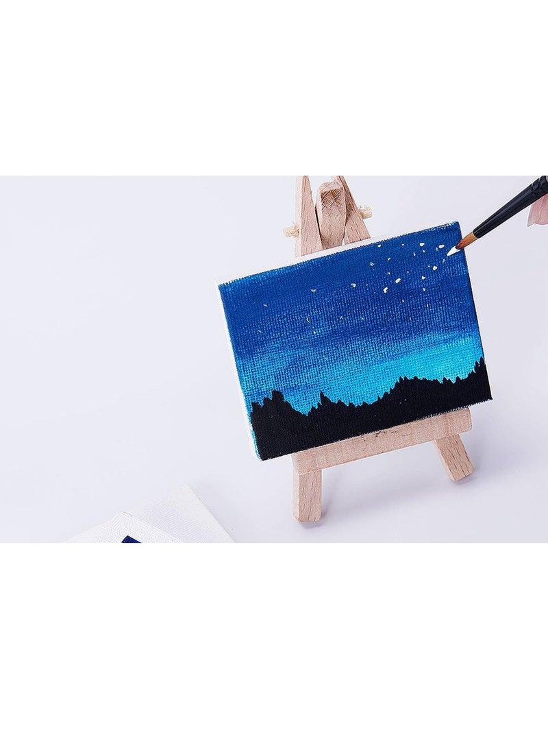 Mont Marte حامل عرض مصغر مع قماش بحجم 8x10 سم للرسومات المصغرة - Image 2