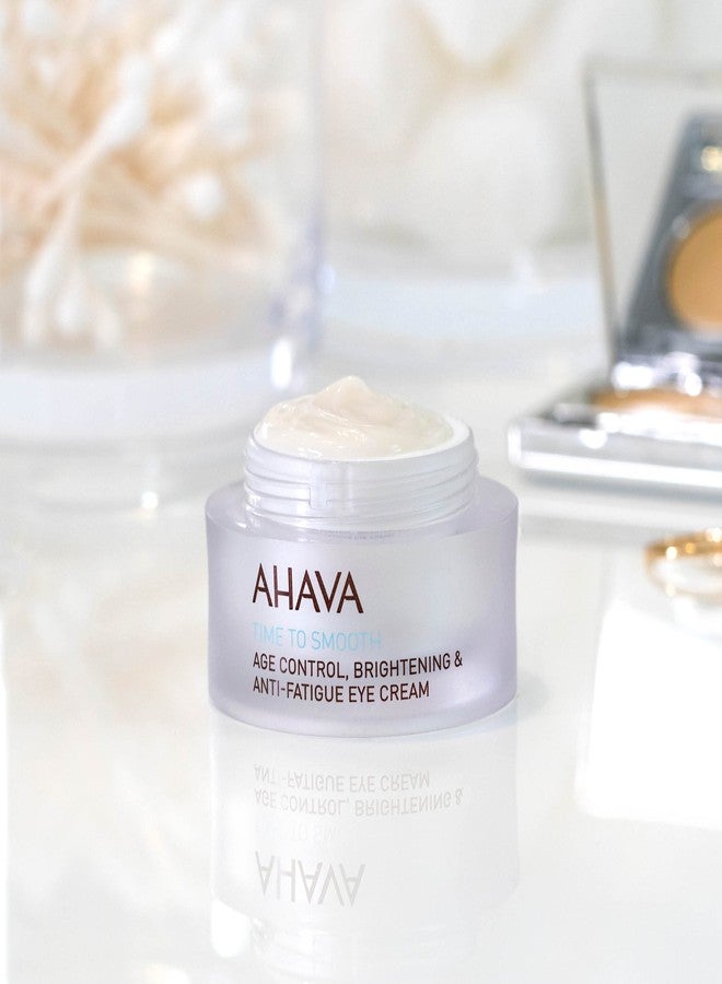 AHAVA Brightening Eye Cream- Brightens Dark Circles, Reduce Wrinkles, enriched with Exclusive Osmoter & 3D Complex of anti-aging Dunaliella Algea, 0.5 Fl.Oz - Image 3