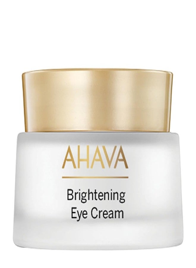 AHAVA Brightening Eye Cream- Brightens Dark Circles, Reduce Wrinkles, enriched with Exclusive Osmoter & 3D Complex of anti-aging Dunaliella Algea, 0.5 Fl.Oz - Image 1
