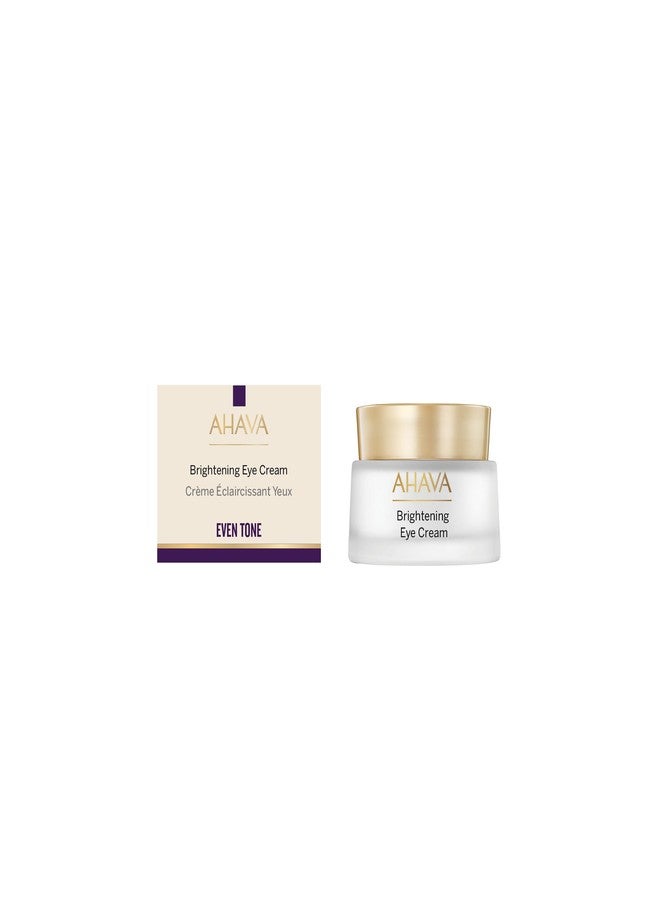 AHAVA Brightening Eye Cream- Brightens Dark Circles, Reduce Wrinkles, enriched with Exclusive Osmoter & 3D Complex of anti-aging Dunaliella Algea, 0.5 Fl.Oz - Image 2