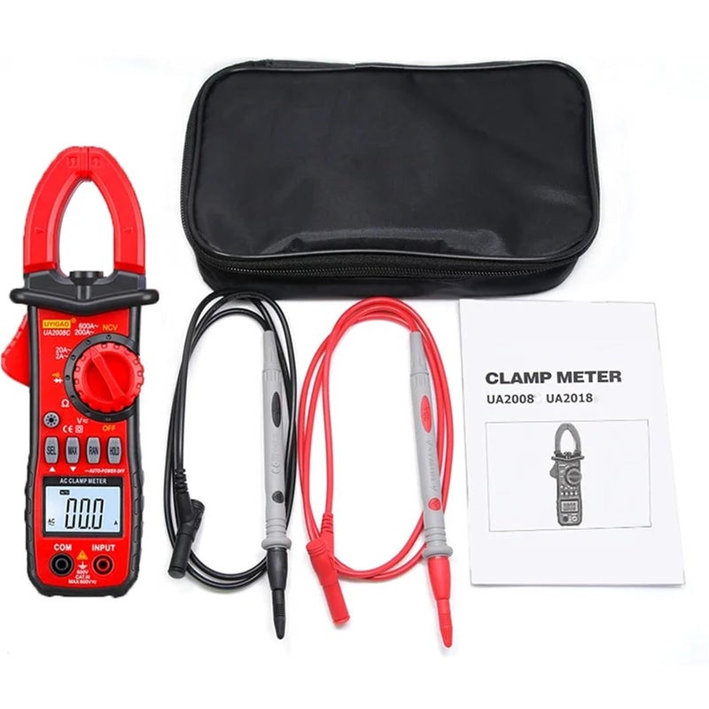 Digital Clamp Meter Multimeter UA2008 Series DC/AC Voltage Current Capacitance Resistance Electrical Maintenance Tester(UA2008C) - Image 2