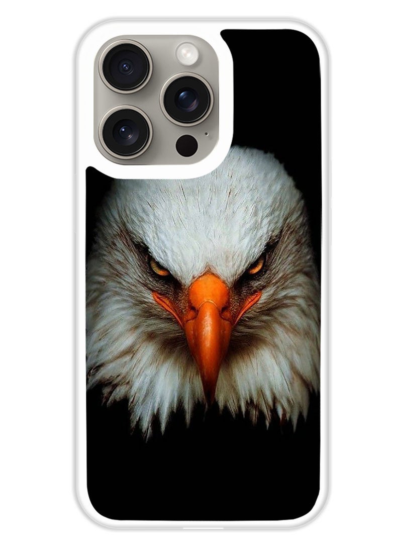 Theodor Protective Case Cover For APPLE IPHONE 15 Pro Max Eagle 4 (White Bumper) - Image 1
