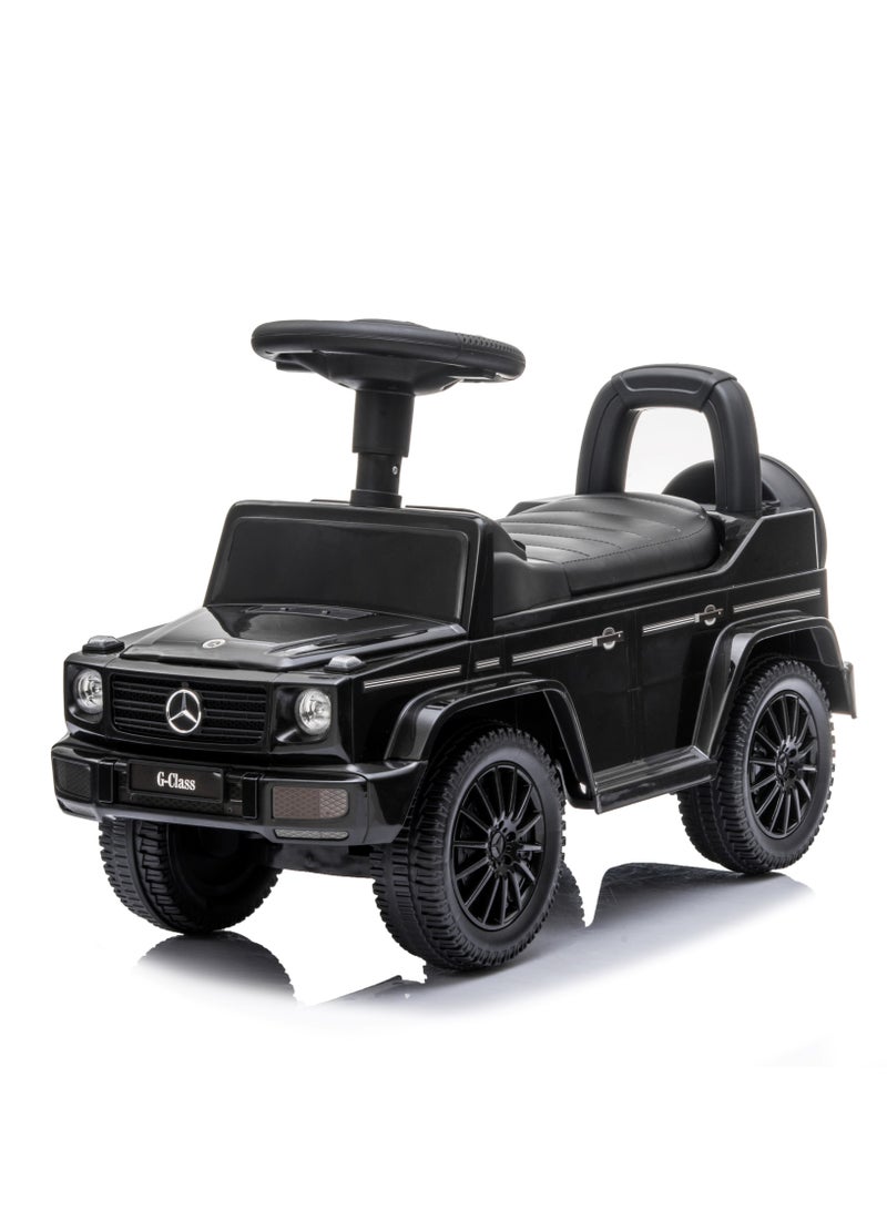 Mercedes-Benz Lovely Baby Mercedes-Benz Push Car for Kids LB 652, Non-Scuffing Tires, Musical Steering, Children Gift for Age 1-3 Years - Black  - Image 1