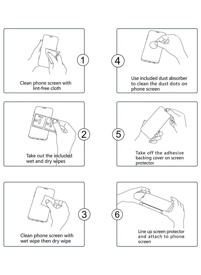 أي سي إس لاصقة حماية الشاشة من الزجاج المقوى لهاتف أبل آيفون 7/ 8 شفاف - Image 2