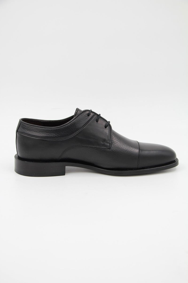 Danacı 9643 Leather Men's Classic Shoes - Black  - Image 1