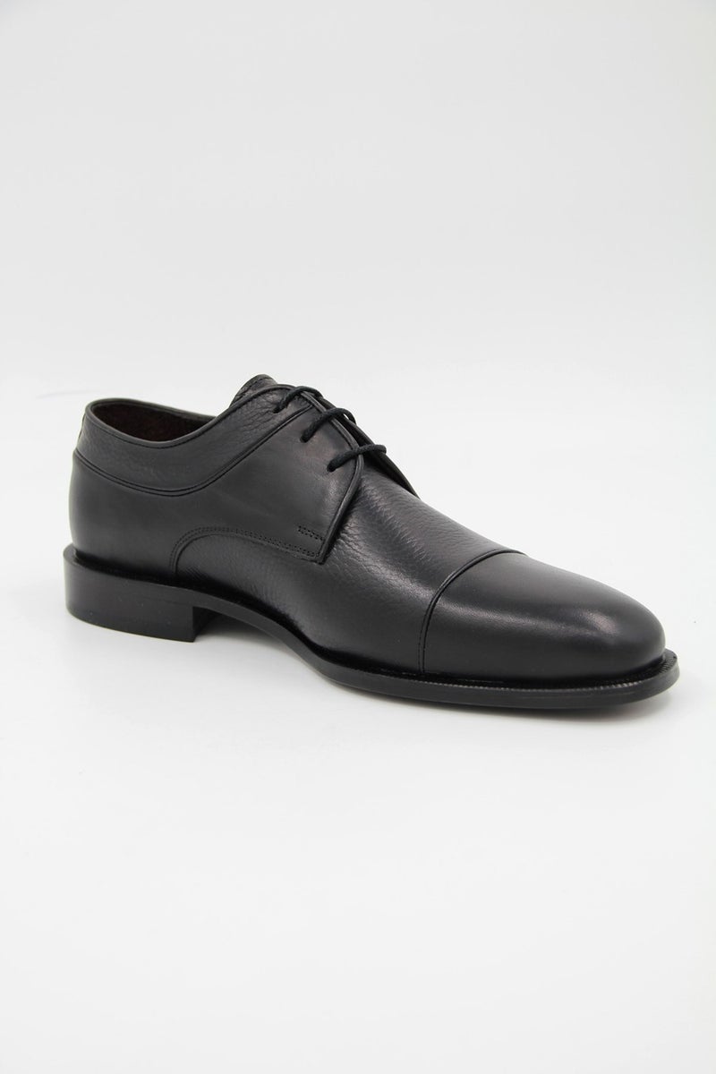 Danacı 9643 Leather Men's Classic Shoes - Black  - Image 4