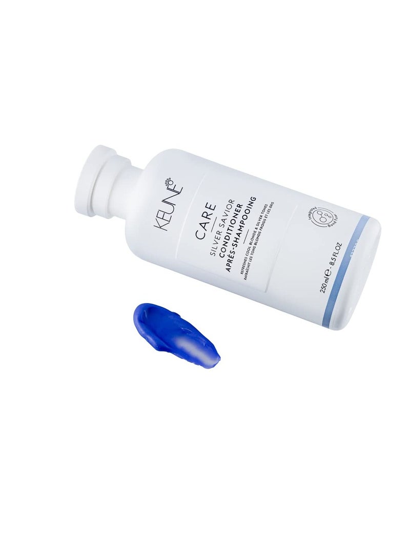 Keune بلسم كيون كير سيلفر سيفيور، بلسم تلوين وإشراق للشعر الأشقر والرمادي، 8.5 أونصة سائلة - Image 2