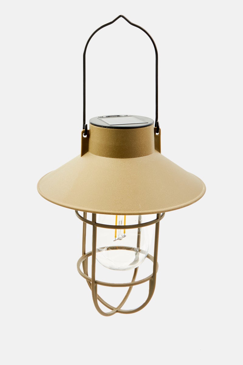 Muy Mucho Solar Lamp 18,3 D x 20,5 H cm, Olive  - Image 1