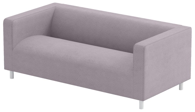 The Klippan Loveseat Cover Replacement is Custom Made Compatible for IKEA Klippan Loveseat Slipcover A Sofa Cover Replacement Cover Only Polyester Lighter Gray
