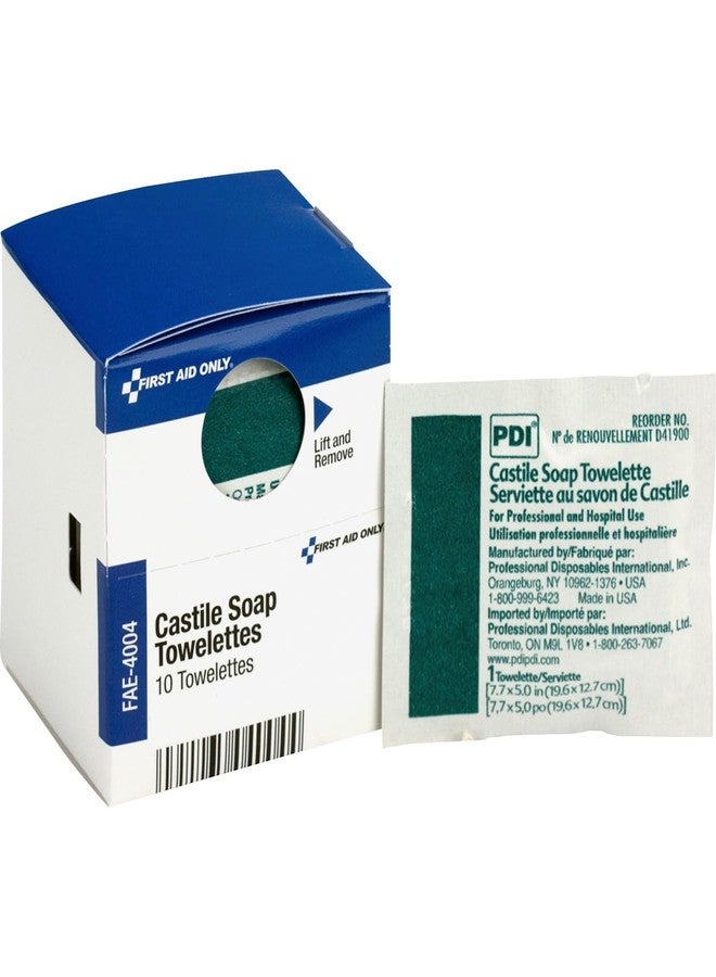 First Aid Only Castile Soap Towelette, 10 Count - Image 1