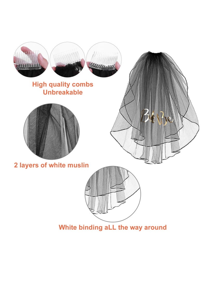 Excefore Bachelorette Party Accessories Set, Bachelorette Party Decorations Glitter Kit, 3 Piece Rose Gold Bridal Shower Decoration Accessories for Bachelorette Party Supplies - Image 5