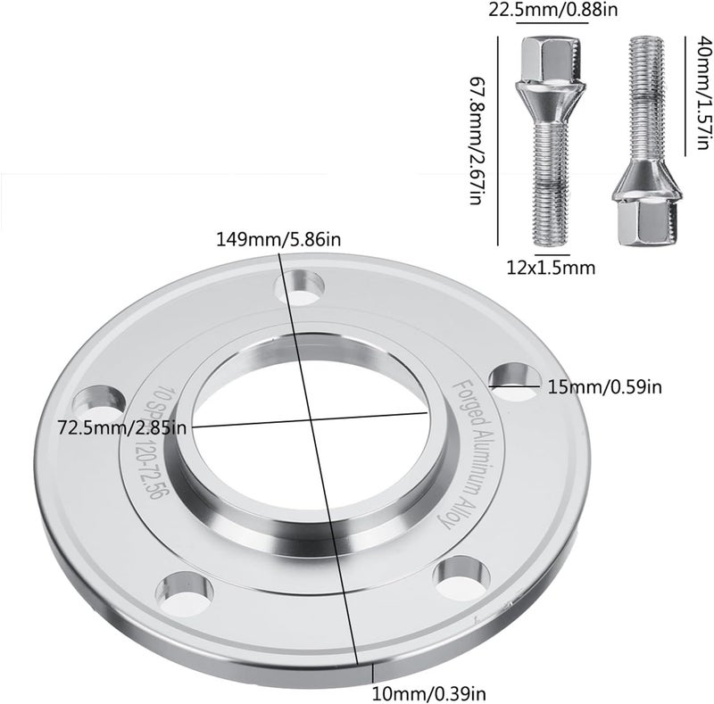 MKVAXR 10mm Wheel Spacer Adapter for BMW - Image 2