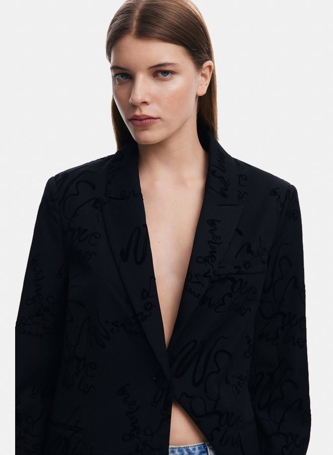 DESIGUAL Lettering blazer  - Image 5