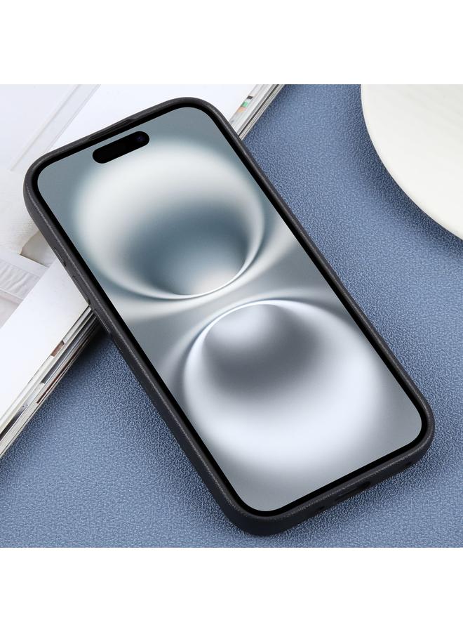 إيروريكس جراب لهاتف iPhone 16 Plus مصنوع من الجلد الصناعي العادي وغطاء خلفي للهاتف - Image 3