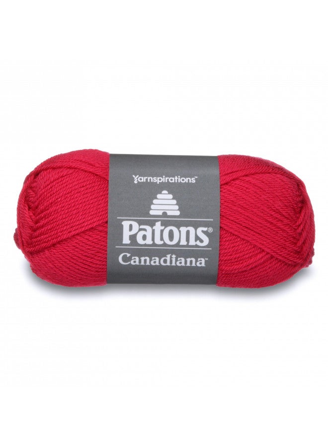 Patons Canadiana Yarn, Raspberry - Image 1