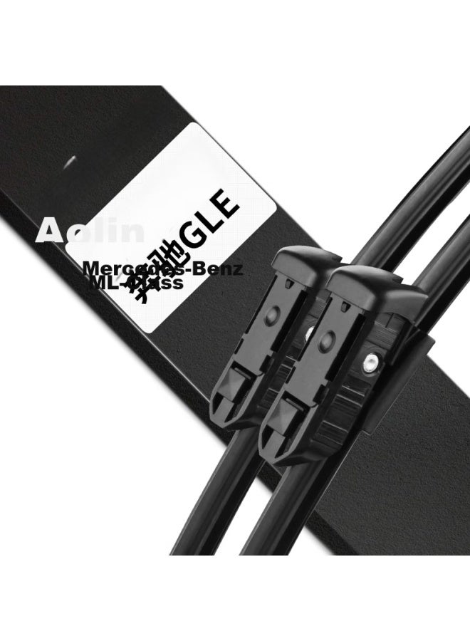 AOLIN Platinum Boneless Wiper Blade/Windshield Wiper For Mercedes-Benz Ml-Class Ml300/Ml350, 2012-Present, Mercedes-Benz Gle 2015-2017 Wiper Blade, Original Size Rubber Strip - Image 1