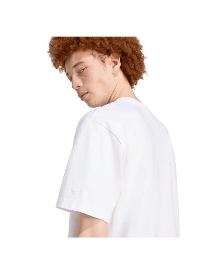 Adidas Originals WHITE Loose T-Shirt for Men | Best Price UAE
