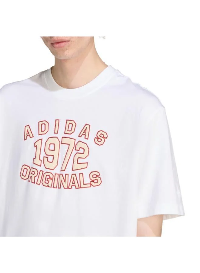 Adidas Originals WHITE Loose T-Shirt for Men | Best Price UAE