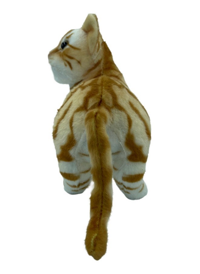 تيكلز لعبة قطة تيكلز واقفة محشوة ناعمة على شكل حيوان للأطفال الأولاد والبنات، هدايا عيد الميلاد (الحجم: 20 سم، اللون: أصفر) - Image 5