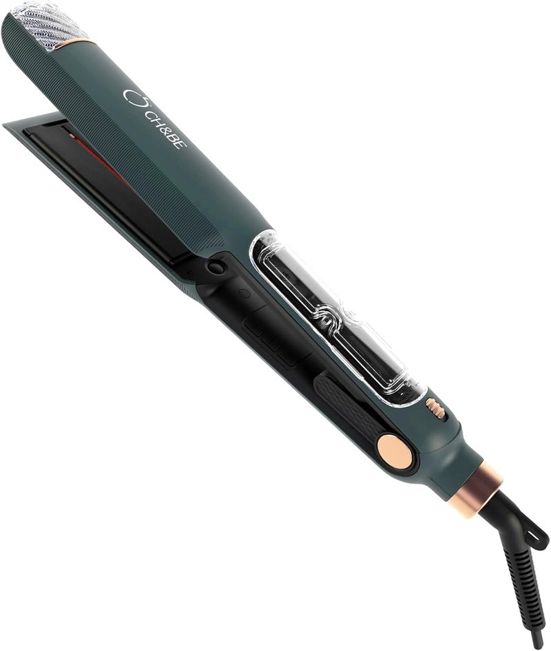 CH&BE Infrared Lit Straightener | 15 | Long-Lasting Straight Hair (2+ Days) | Moisture & Smoothness Without Frizz or Split Ends | Tourmaline Plates for Shine & Softness | For Straightening or Curling | - Image 1