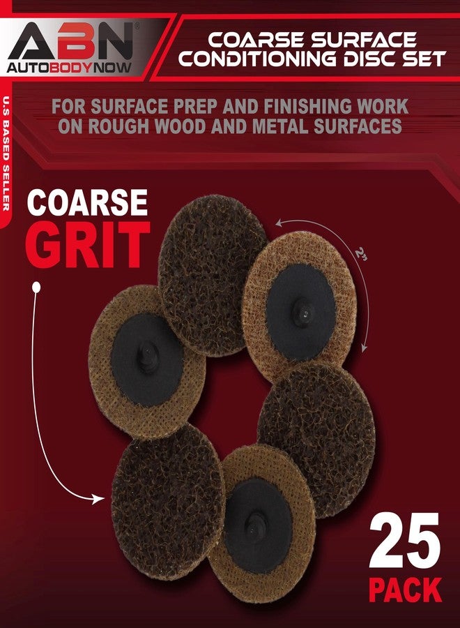 ABN Surface Conditioning Discs - 2in, Coarse Grit, 25-Pack, Best Value - Image 2