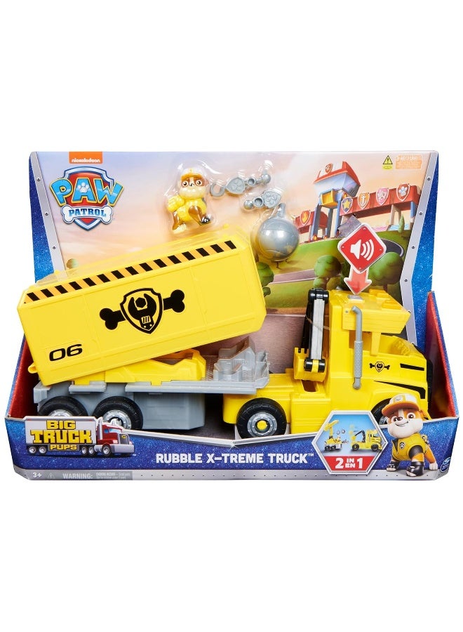 PAW PATROL شاحنة باو باترول الكبيرة 2 في 1 - شاحنة رابل إكس-ترينم - Image 1
