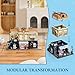 FUNWHOLE GelatoStore Lighting BuildingBricks Set City Town Ice Cream Shop LED Light Modular Collection Kit 1948 Pcs Display Model for Adults and Dessert Lovers - Image 4