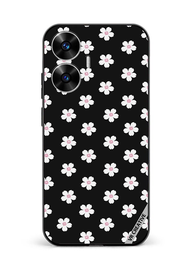 VR CREATIVE Protective Case Cover For Realme C55 Flower Design Multicolour - Image 1
