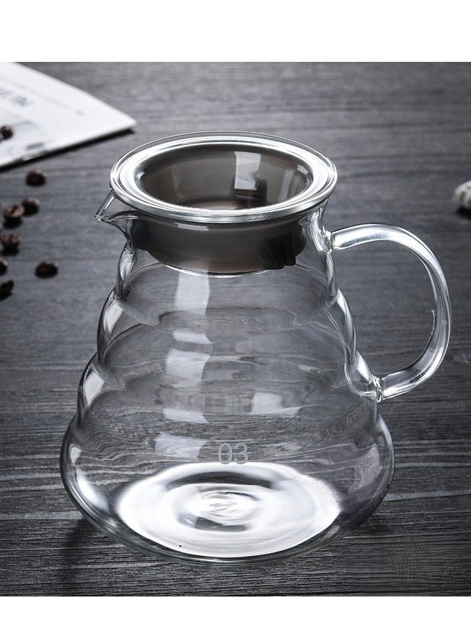 RANK Drip set v60, a coffee machine consisting of a funnel 02 and a glass server 03 - Image 2
