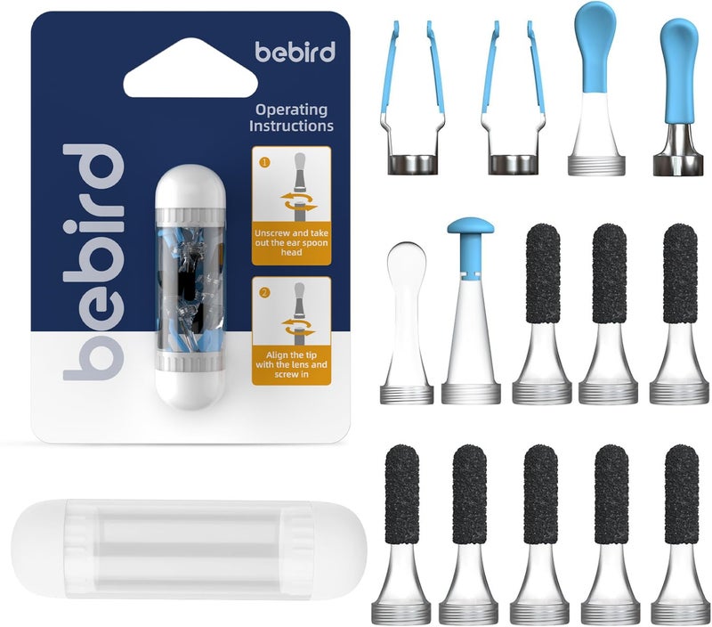 Bebird Original Ear Camera Replacement Tips 14pcs Silicone Ear Spoon Accessories Only Compatible with Bebird Earsight Plus D39R R37R B31R R1 Ultra - Image 3