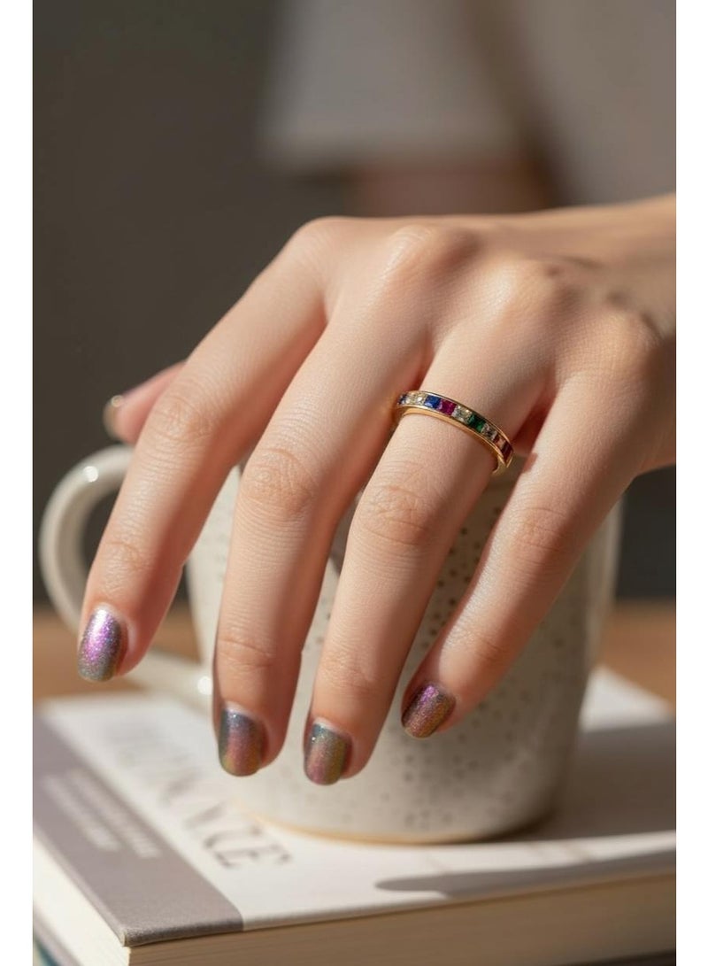 Ruby Art Gold 18K Pure Gold Women’s Ring - Premium Finish & Elegant Style - (1.91)  Gram - Image 2