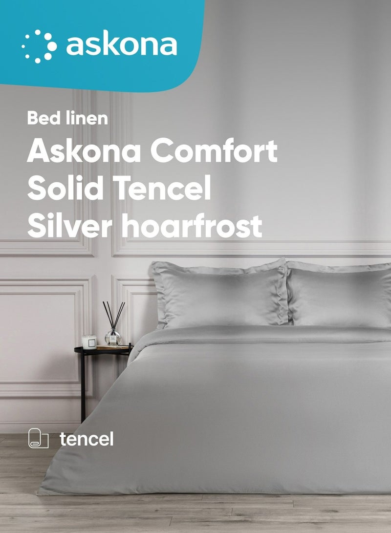 Askona Bed linen 200X220 Askona Comfort Tencel  Silver hoarfrost - Image 1
